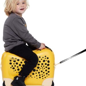 Samsonite trolley kids cavalcabile in polipropilene “Dream Rider” Fantasia 109640.8719 cheetah