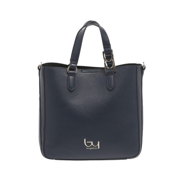 BY BYBLOS borsa a mano in ecopelle "Morgante" Blu BYBS32A01.NAVY