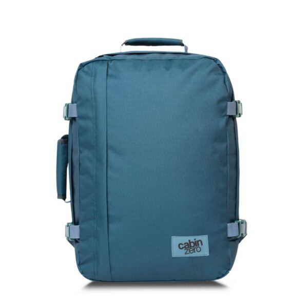 Cabin Zero zaino 36L da viaggio in tessuto "Classic" Azzurro CZ17.1803 ARUBA BLUE