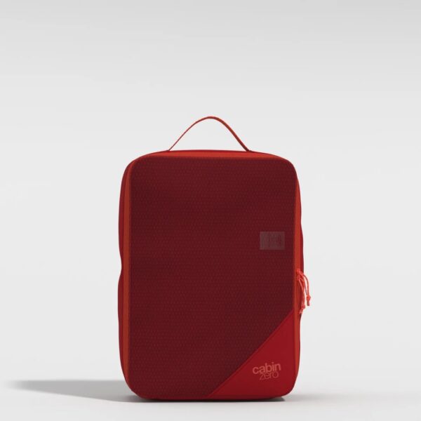 Cabin Zero packing cube M in tessuto "Classic" Rosso CZ34.2413 FIESTA RED