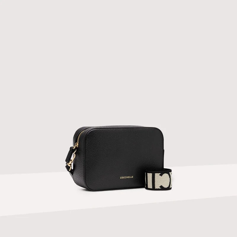 Coccinelle borsa a tracolla in pelle "Tebe" Nero E5MN555I101.001 NOIR - immagine 2