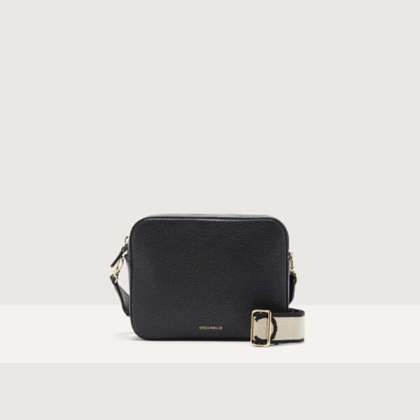 Coccinelle borsa a tracolla in pelle "Tebe" Nero E5MN555M301.001 NOIR