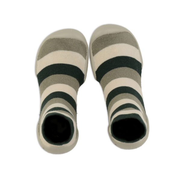 Collegien calze pantofole antiscivolo in tessuto "Chaussons" Multicolor 452F.MERLIN