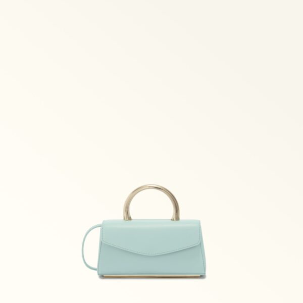 Furla borsa a mano in pelle "Furla Meridiana" Verde acqua WE00723.AQ000 ACQUAMARINA