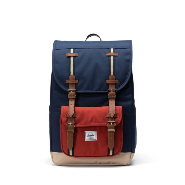 Herschel zaino in tessuto "Little America Mid" Multicolor LITTLE AMERICA MID.IRIS/RED/TW