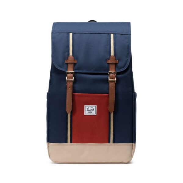 Herschel zaino in tessuto "Retreat" Multicolor RETREAT.IRIS/RED/TWILL