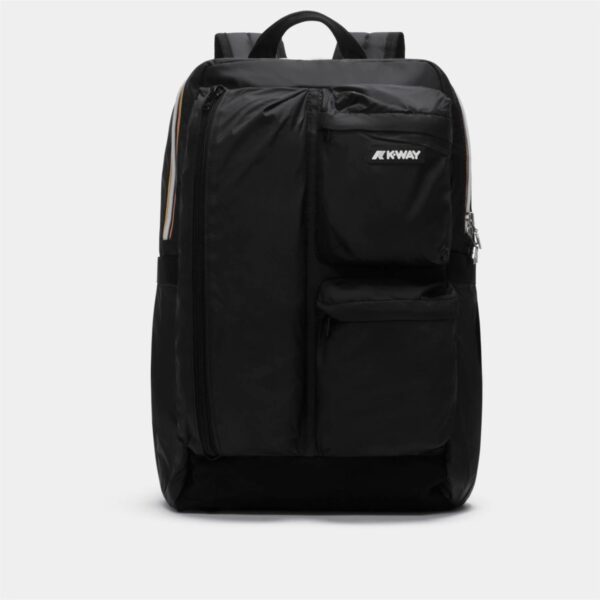 KWay zaino in tessuto "Ambert" Nero AMBERT.BLACK PURE