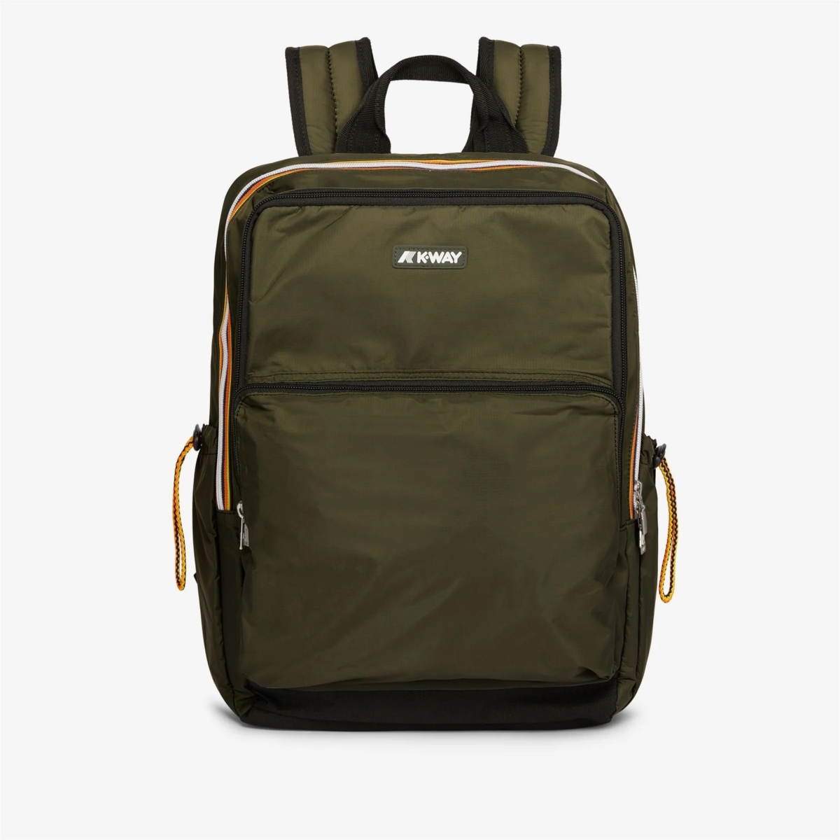 KWay zaino in tessuto "Gizy" Verde GIZY.GREEN BLACKISH