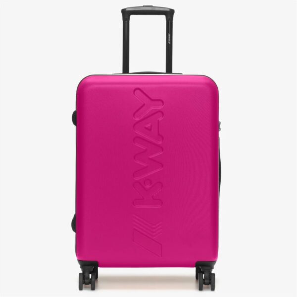 KWay trolley medio in policarbonato "K-air" Fuxia  K-AIR MEDIUM.PINK PEACOCK