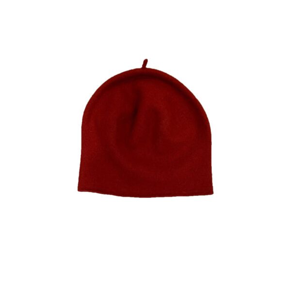 Kopka cappello in lana "Roll Up" Terracotta ROLL UP BERET.CHILI