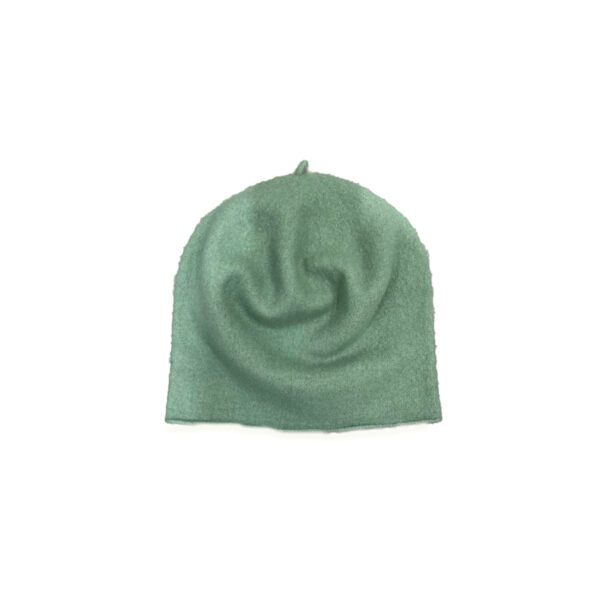 Kopka cappello in lana "Roll Up" Verde ROLL UP BERET.SAGE