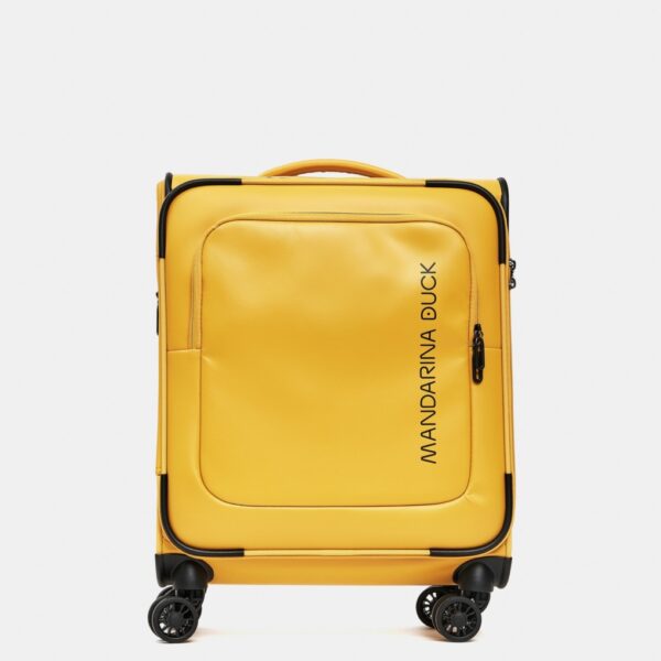 Mandarina Duck trolley cabina in tessuto "Eco Coated" Giallo OSV01.05J DUCK YELLOW