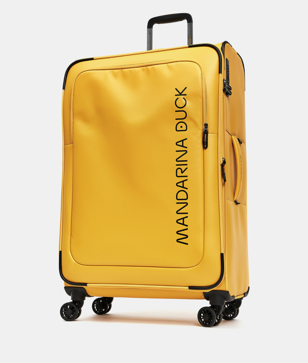 Mandarina Duck trolley grande in tessuto "Eco Coated" Giallo OSV04.05J DUCK YELLOW - immagine 2