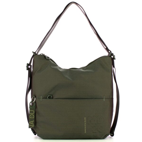 Mandarina Duck borsa zaino in tessuto "MD20" Verde QMT09.A44 RAIN FOREST