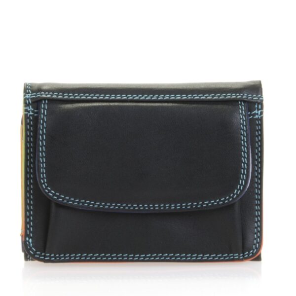 Mywalit portafogli piccolo in pelle "Classic" Multicolor 243.4 BLACK/PACE