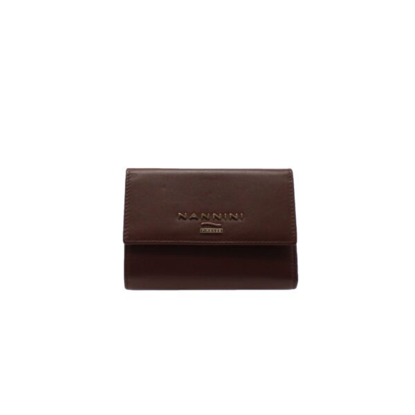 Nannini portafogli in pelle "Seduction Caracas" Marrone QB0681.Sigaro