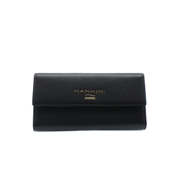 Nannini portafogli in pelle "Seduction Caracas" Nero QB0695B.Nero