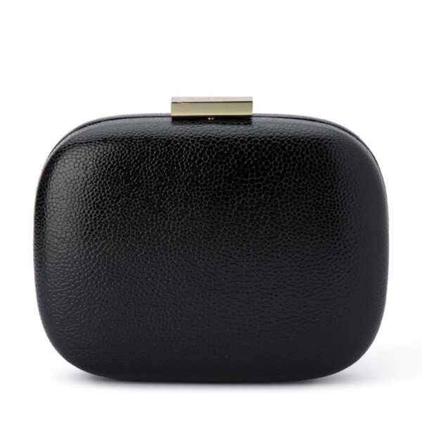 Olga Berg borsa da cerimonia in pelle "Malia" Nero OB7447.BLACK