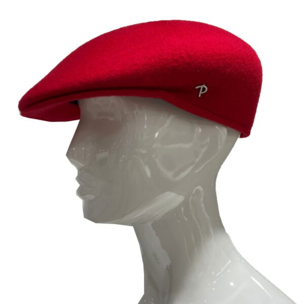 PANIZZA coppola in lana Rosso 010PA.014