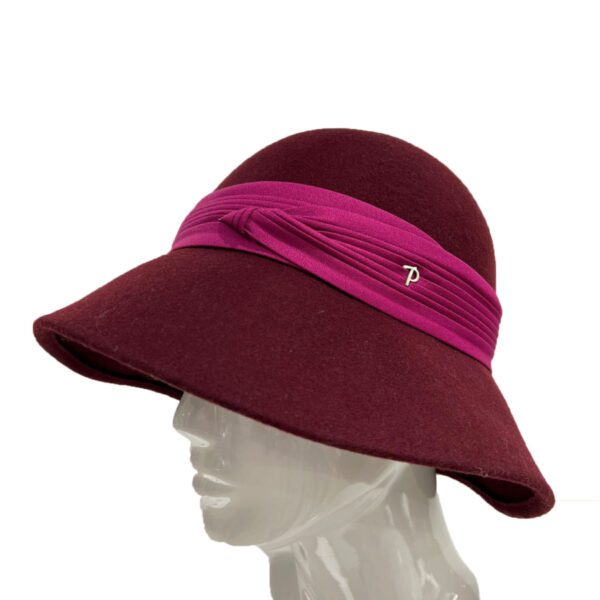 PANIZZA cappello in lana Bordeaux SOFIA 01.1212