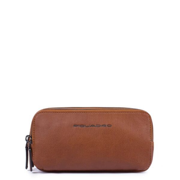 Piquadro pochette in pelle "B3 - Black Square" Cuoio AC2141B3.CU