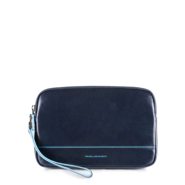 Piquadro pochette in pelle "Blue Square" AC3944B2.BLU2