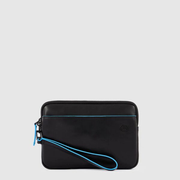 Piquadro pochette in pelle "Blue Square Revamp" Nero AC5946B2VR.N