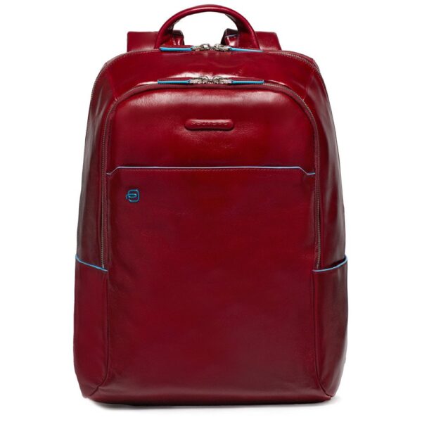 Piquadro zaino in pelle "Blue Square" Rosso CA3214B2.R