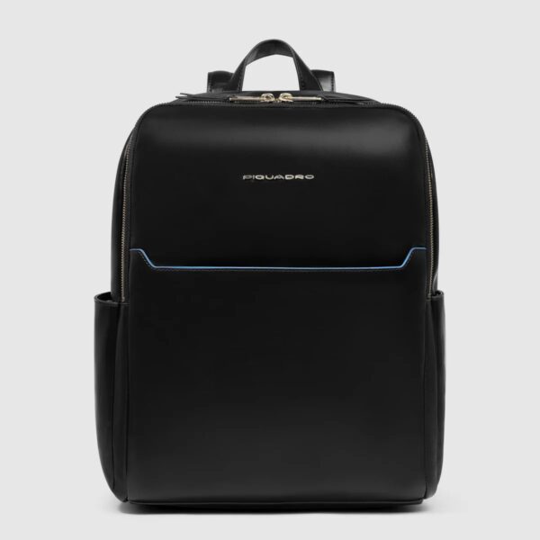 Piquadro zaino in pelle "Blue Square" Nero CA6678B2.N