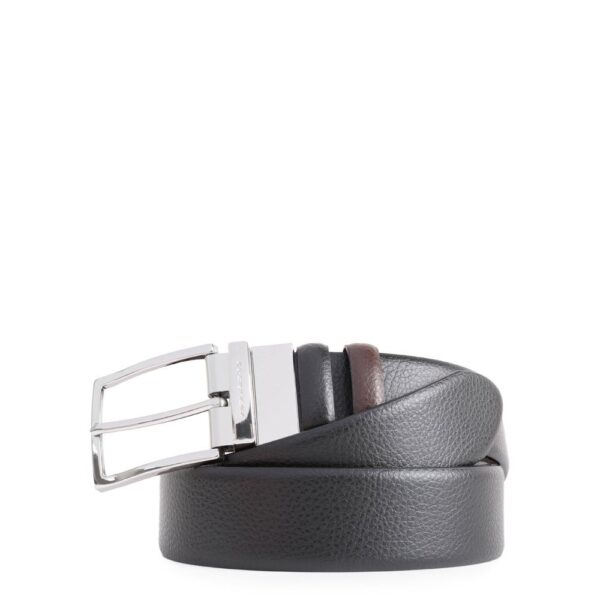 Piquadro cintura reversibile in pelle "Modus" Nero/marrone CU4209MO.NM