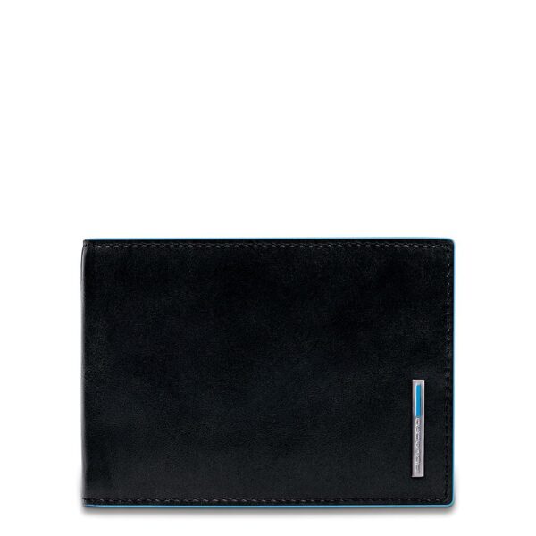 Piquadro portafogli in pelle "B2 - Blue Square" Nero PU1392B2R.N