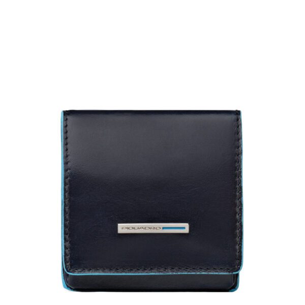 Piquadro porta monete in pelle "B2 - Blue Square" PU2634B2.BLU2