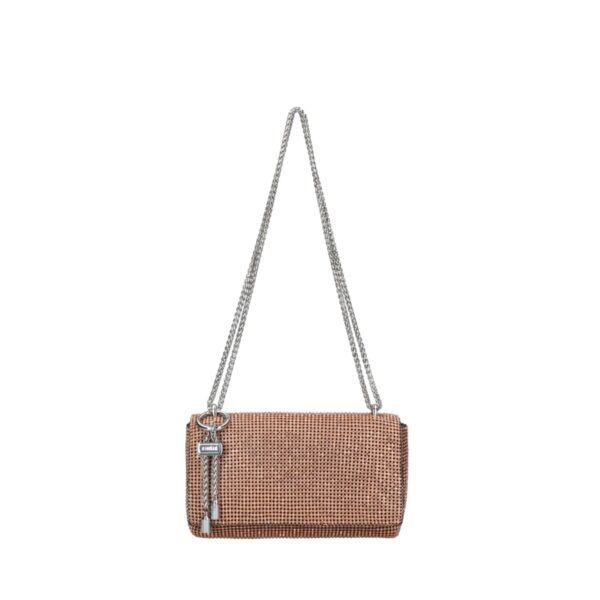 REBELLE borsa a spalla in tessuto "Sparkly" Oro 1WR104TX0142.A642 PLATINUM