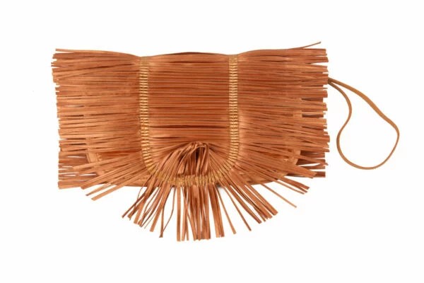 TSOUKALA pochette in tessuto "Clutch" Arancione CLUTCH ME.COPPER