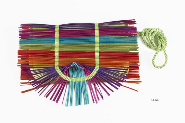 TSOUKALA pochette in tessuto "Clutch" Multicolor CLUTCH ME.MULTI