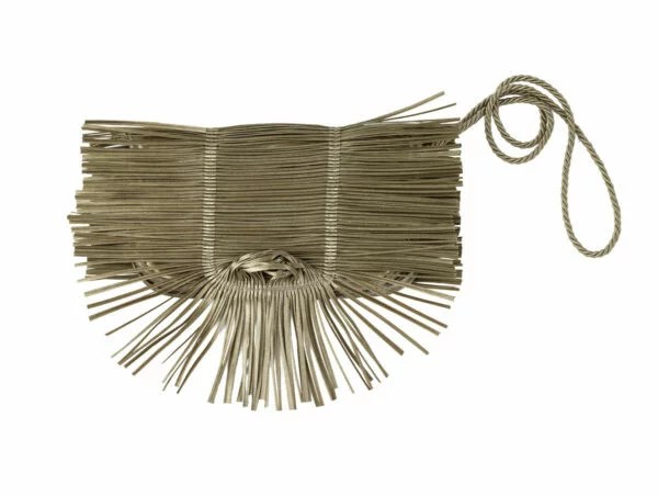 TSOUKALA pochette in tessuto "Clutch" Verde CLUTCH ME.OLIVE