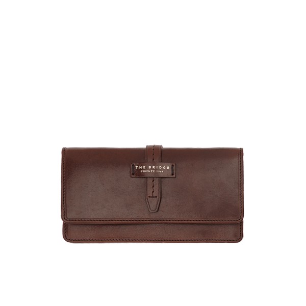 The Bridge portafogli in pelle "Florentin" Marrone 01752701.14