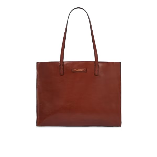 The Bridge borsa shopping in pelle "Mirra" Marrone 04131401.14