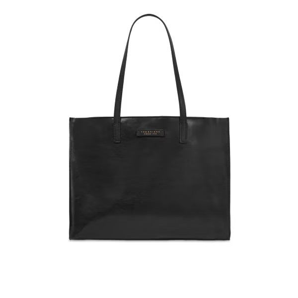 The Bridge borsa shopping in pelle "Mirra" Nero 04131401.30