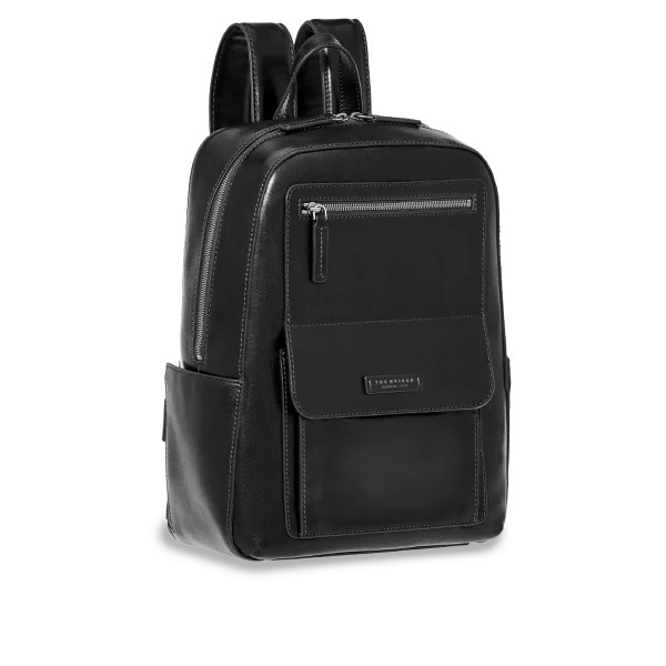 The Bridge zaino in pelle "Alberto" Nero 06312301.7R