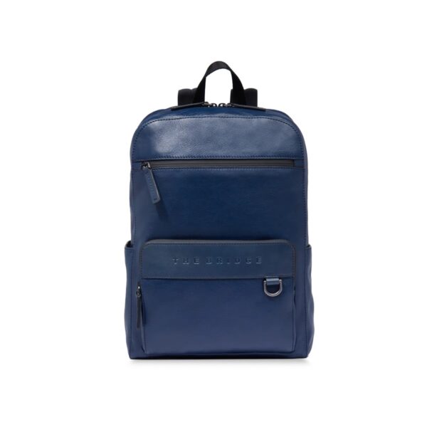 The Bridge zaino in pelle "Damiano" Blu 063403EX.45