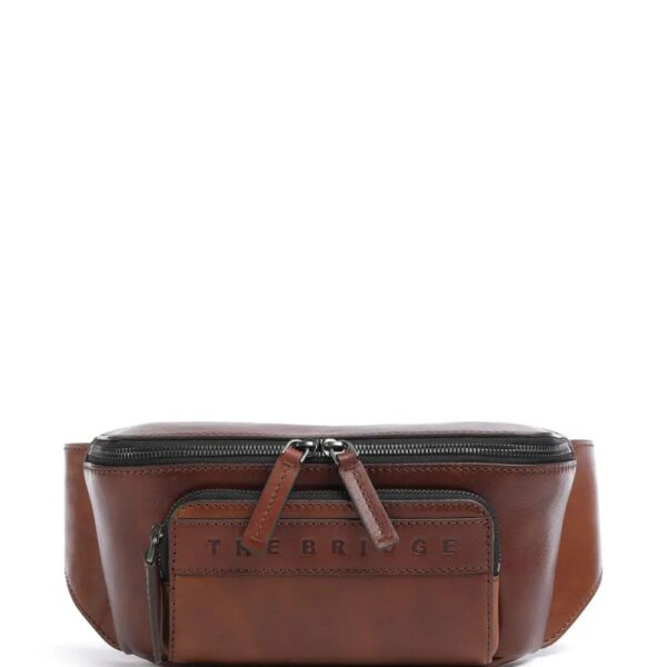 The Bridge marsupio in pelle "Giacomo" Marrone 072805EX.1A