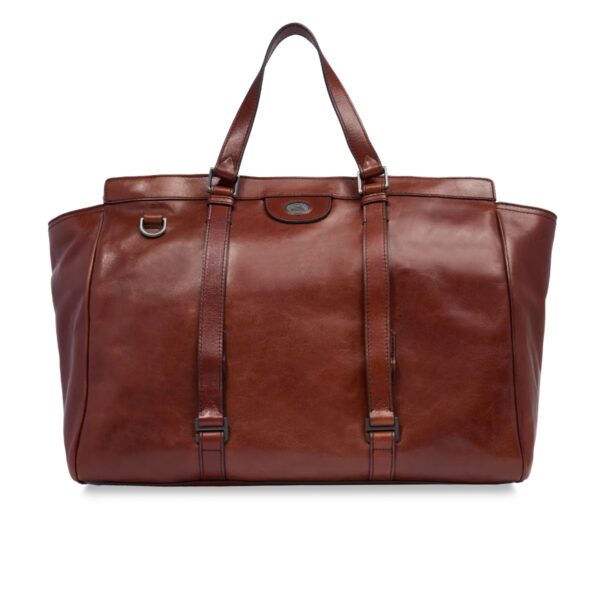 The Bridge borsone in pelle "Fabio" Marrone 07310401.1A