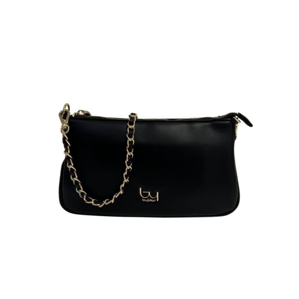 BY BYBLOS pochette in ecopelle "Lunaria" Nero BYBS08B04.BLACK