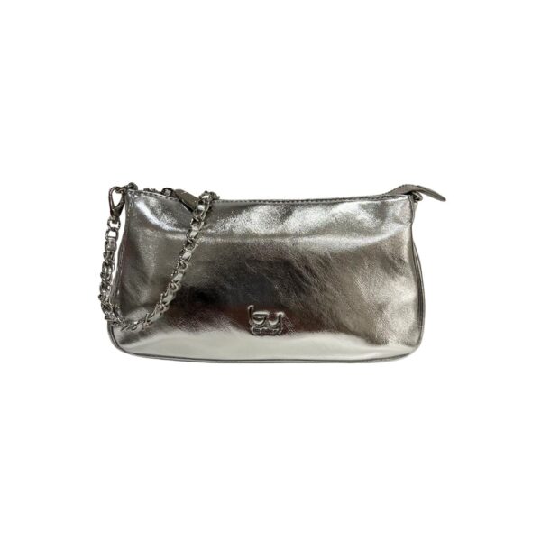 BY BYBLOS pochette in ecopelle "Lunaria" Argento BYBS08B04M.SILVER