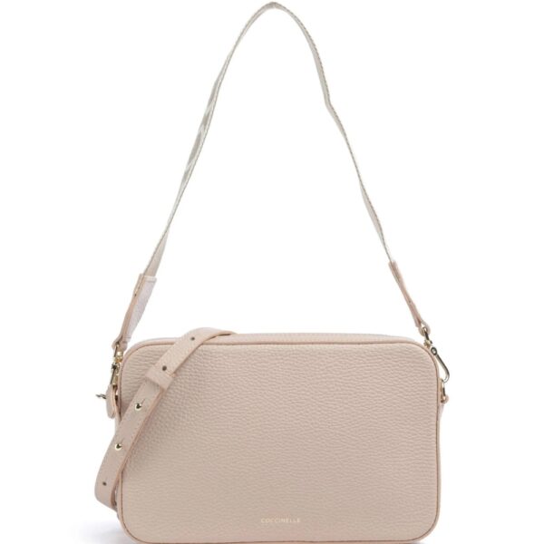 Coccinelle borsa a spalla in pelle "Tebe" Cipria E5MN5520101.N12 ROSETTE