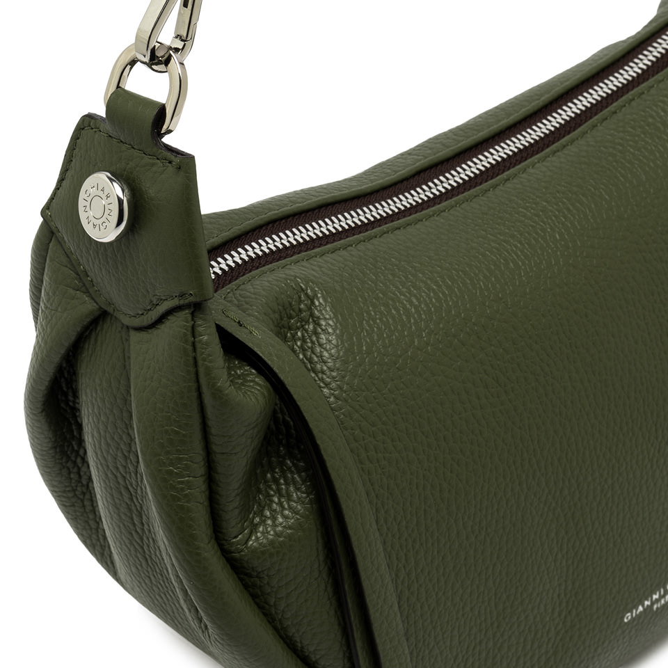 Gianni Chiarini borsa a spalla in pelle "Aisha" Verde BS11550COMM GRN-NA.14051 DEEP - immagine 5