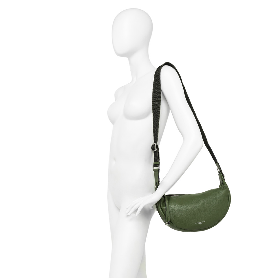 Gianni Chiarini borsa a spalla in pelle "Aisha" Verde BS11550COMM GRN-NA.14051 DEEP - immagine 7