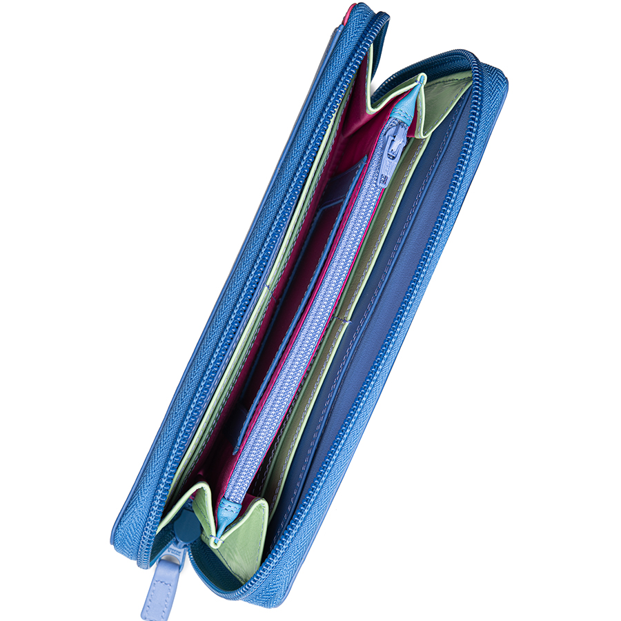 Mywalit portafogli in pelle "Classic" Multicolor 1288.181 VIOLA - immagine 3
