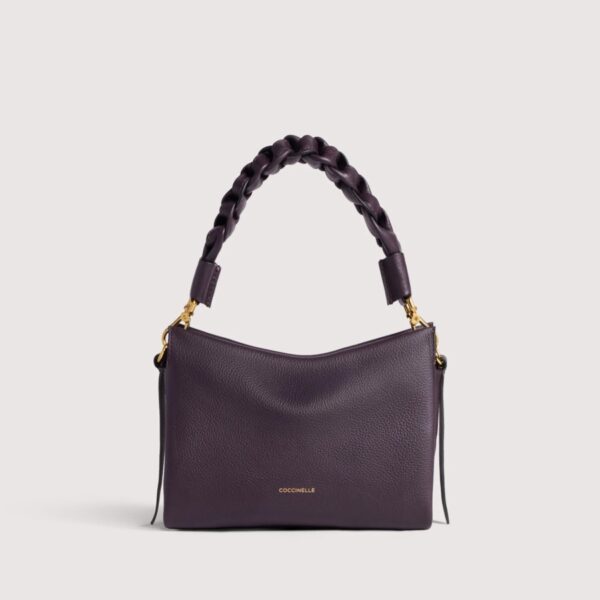 Coccinelle borsa a mano in pelle "Boheme" Viola E1M50580101.738 PRUNE/RIBES